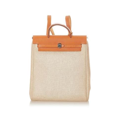 logo hermes laptop bag|Hermes canvas backpack.